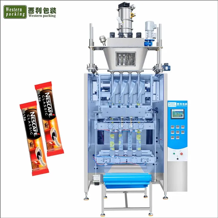 Maszyna do napełniania saszetek z kawą o masie 2 gramów