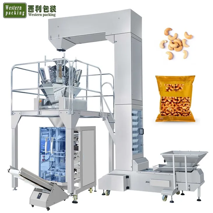 Maszyna do napełniania orzechów nerkowca azotem