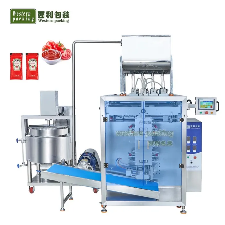 Maszyna pakowania sosu pomidorowego sosu chili