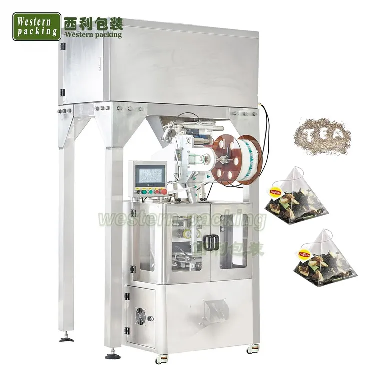 Maszyna do pakowania torebek z herbatą z włókniny nylonowej piramidalnej