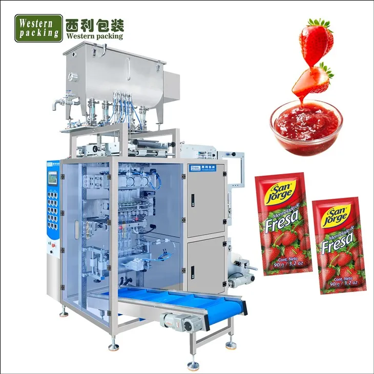 Wielopasmowa maszyna pakująca w saszetki hotelowe