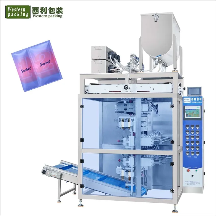 Maszyna do napełniania i zamykania saszetek w płynie