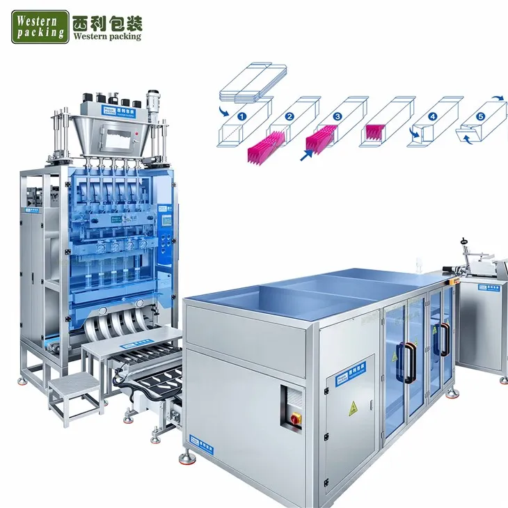 Maszyna do pakowania saszetek w sztyfty